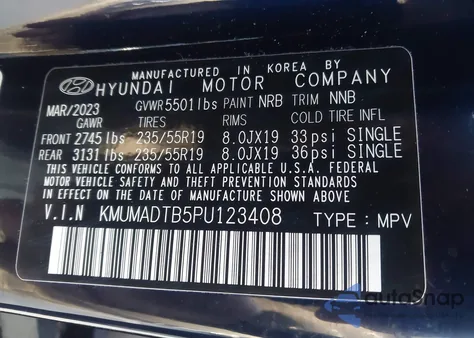 2023 Genesis Gv70 2.5T Awd from USA, damaged, VIN KMUMADTB5PU123408